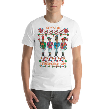 A CRACKING CHRISTMAS WITH THE BEATLES Unisex Luxe T-Shirt with stretch