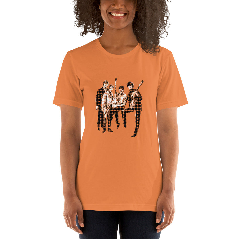 POP GO THE BEATLES Unisex Luxe T-Shirt with stretch