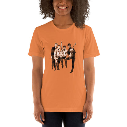 POP GO THE BEATLES Unisex Luxe T-Shirt with stretch
