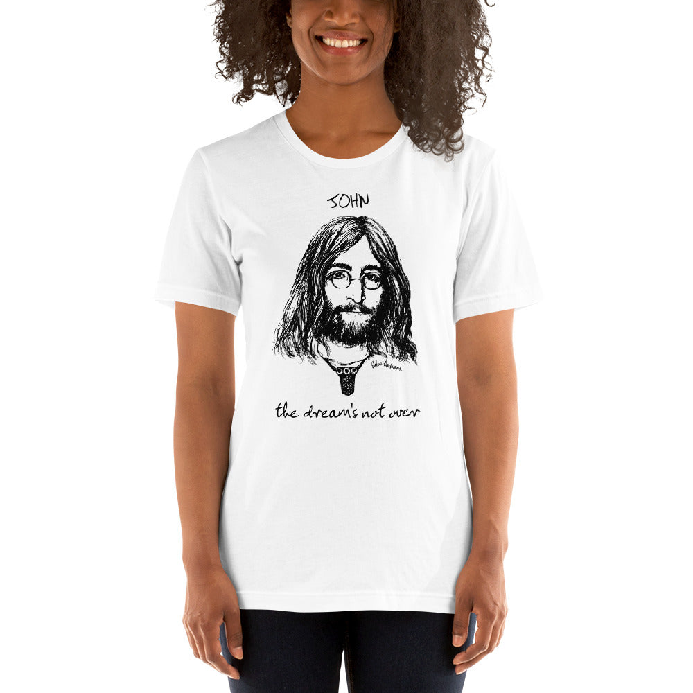 THE DREAM'S NOT OVER Unisex Luxe T-Shirt with stretch