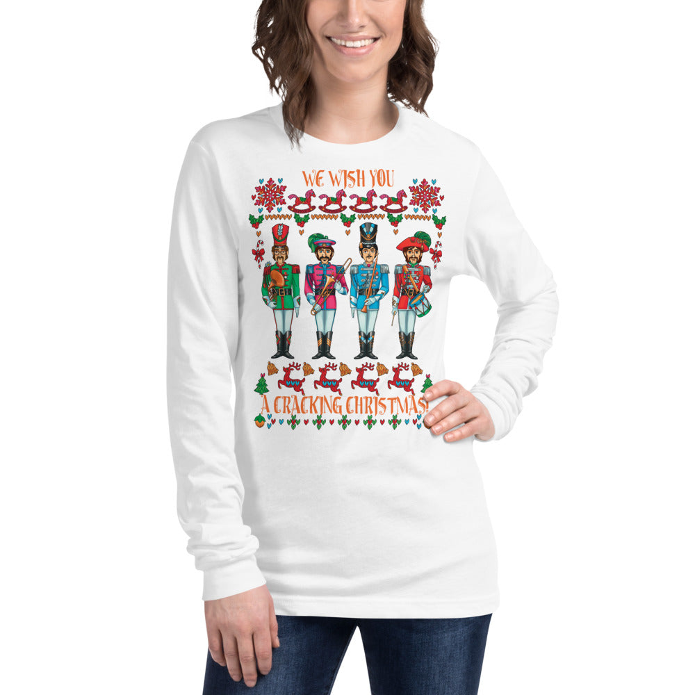A CRACKING CHRISTMAS WITH THE BEATLES Unisex Long Sleeve Shirt