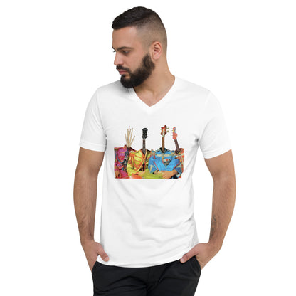GUITARHEADS Unisex V-Neck T-Shirt