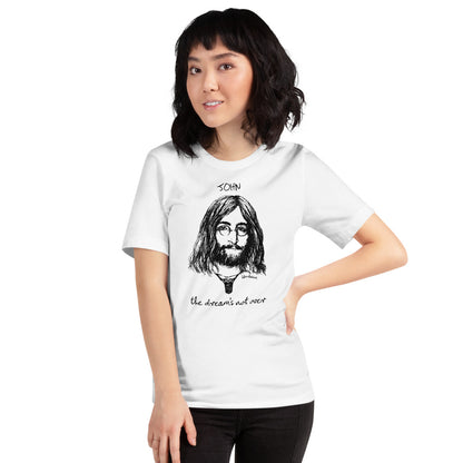 THE DREAM'S NOT OVER Unisex Luxe T-Shirt with stretch