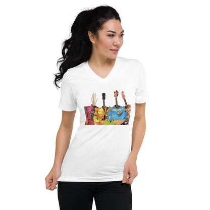 GUITARHEADS Unisex V-Neck T-Shirt