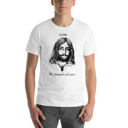 THE DREAM'S NOT OVER Unisex Luxe T-Shirt with stretch
