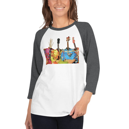 GUITARHEADS 3/4 sleeve raglan shirt