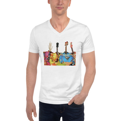GUITARHEADS Unisex V-Neck T-Shirt