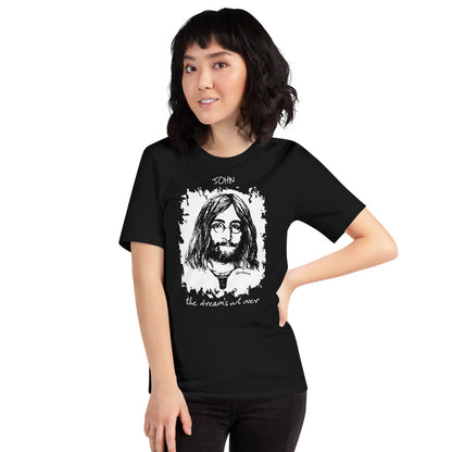 THE DREAM'S NOT OVER Unisex Luxe T-Shirt with stretch