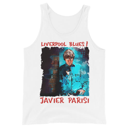 JAVIER PARISI: BOLD STREET BLUES Unisex Tank Top