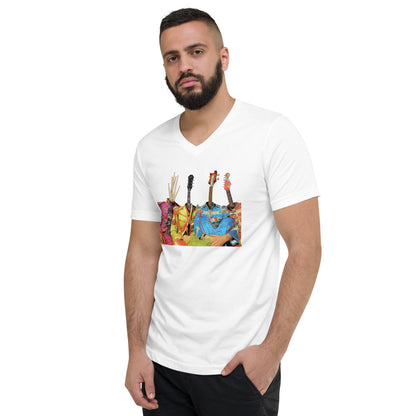 GUITARHEADS Unisex V-Neck T-Shirt
