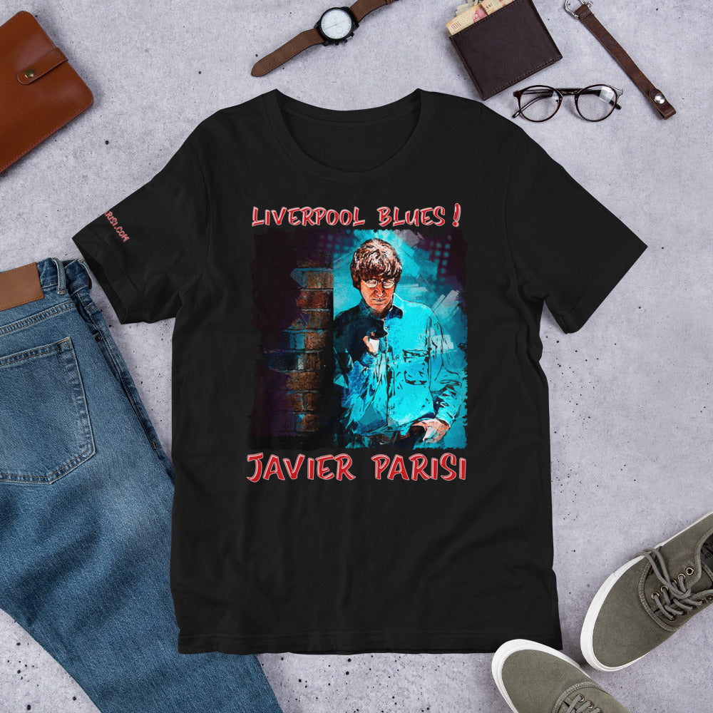 JAVIER PARISI: BOLD STREET BLUES - Unisex Luxe T-Shirt with stretch