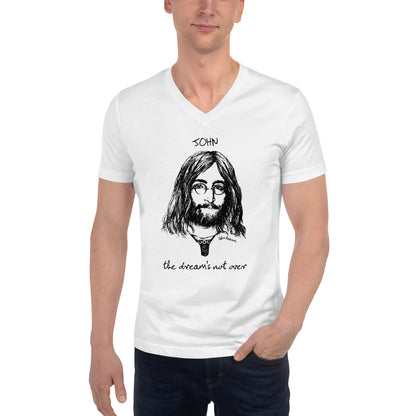 THE DREAM'S NOT OVER Unisex V-Neck T-Shirt