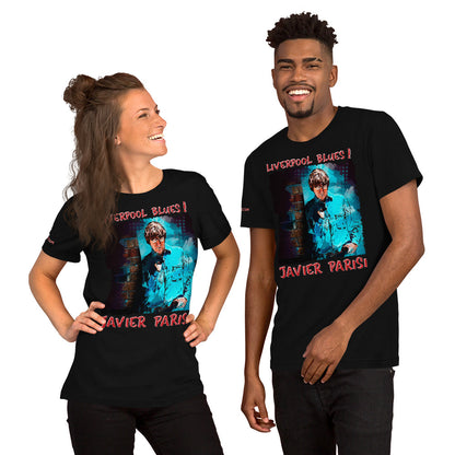 JAVIER PARISI: BOLD STREET BLUES - Unisex Luxe T-Shirt with stretch
