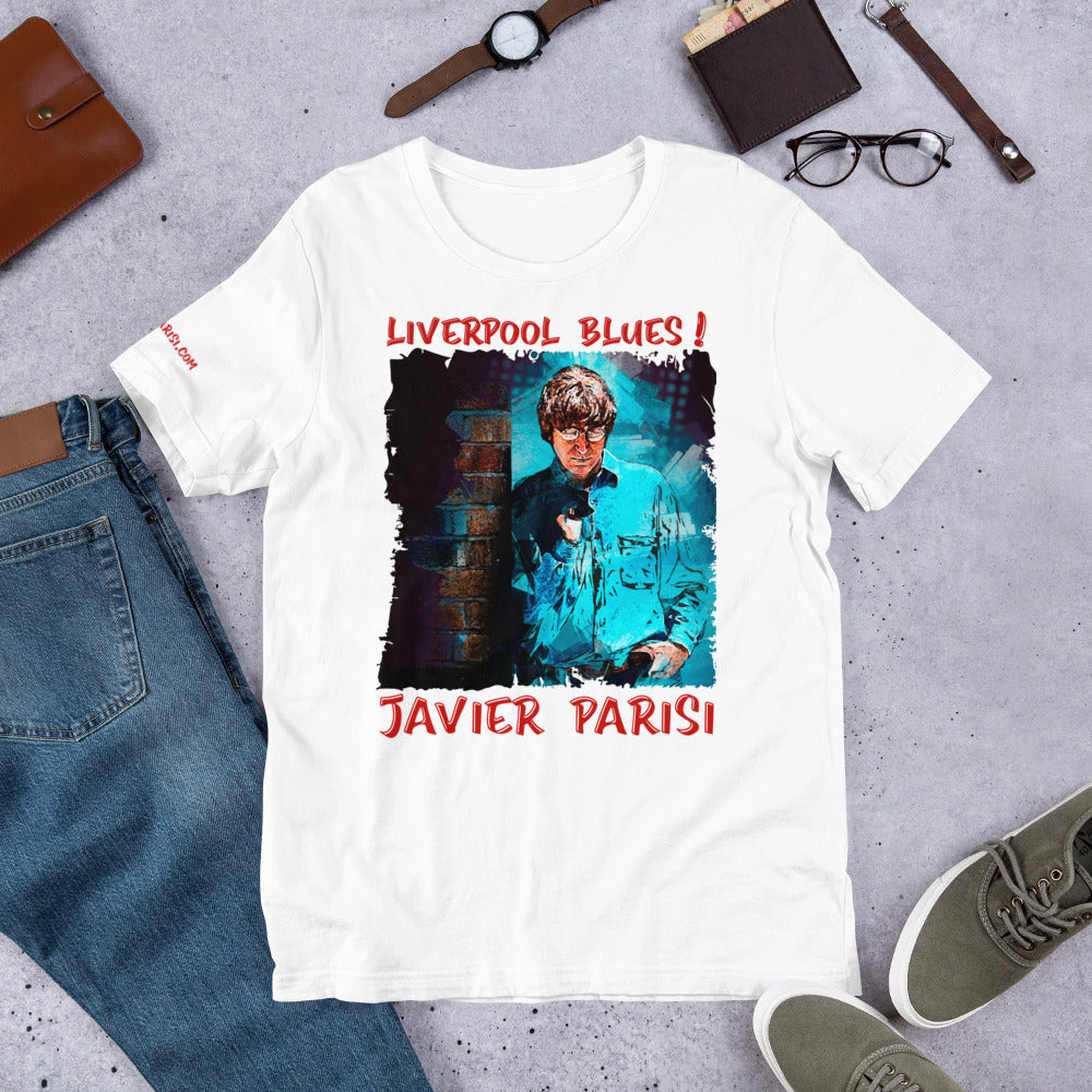 JAVIER PARISI: BOLD STREET BLUES - Unisex Luxe T-Shirt with stretch