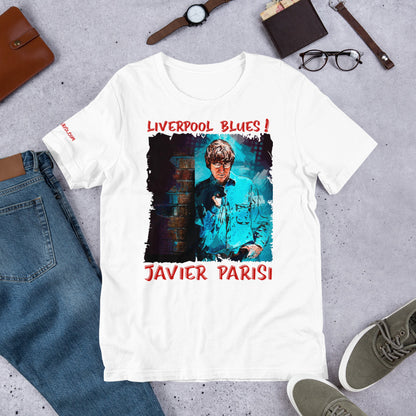 JAVIER PARISI: BOLD STREET BLUES - Unisex Luxe T-Shirt with stretch