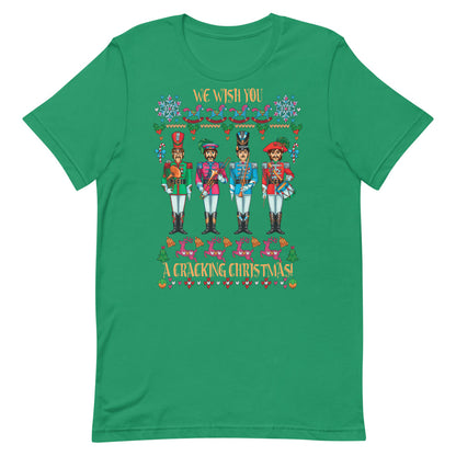 A CRACKING CHRISTMAS WITH THE BEATLES Unisex Luxe T-Shirt with stretch