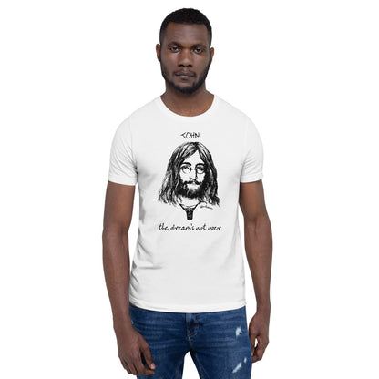 THE DREAM'S NOT OVER Unisex Luxe T-Shirt with stretch