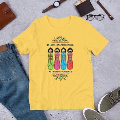 The Sergeant. Peppermills. LIMITED EDITION Unisex Luxe T-Shirt with stretch
