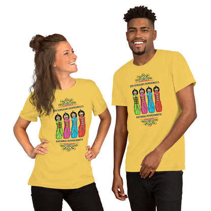 The Sergeant. Peppermills. LIMITED EDITION Unisex Luxe T-Shirt with stretch