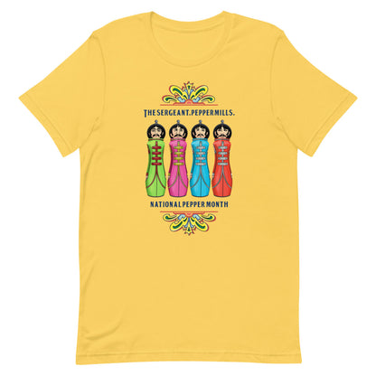 The Sergeant. Peppermills. LIMITED EDITION Unisex Luxe T-Shirt with stretch