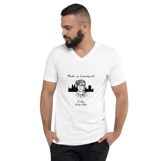 MY BUDDY JOHN Unisex V-Neck T-Shirt