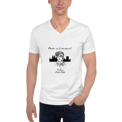 MY BUDDY JOHN Unisex V-Neck T-Shirt
