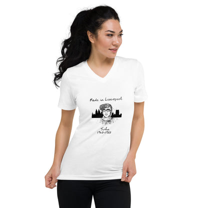 MY BUDDY JOHN Unisex V-Neck T-Shirt