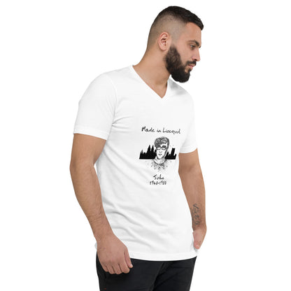 MY BUDDY JOHN Unisex V-Neck T-Shirt